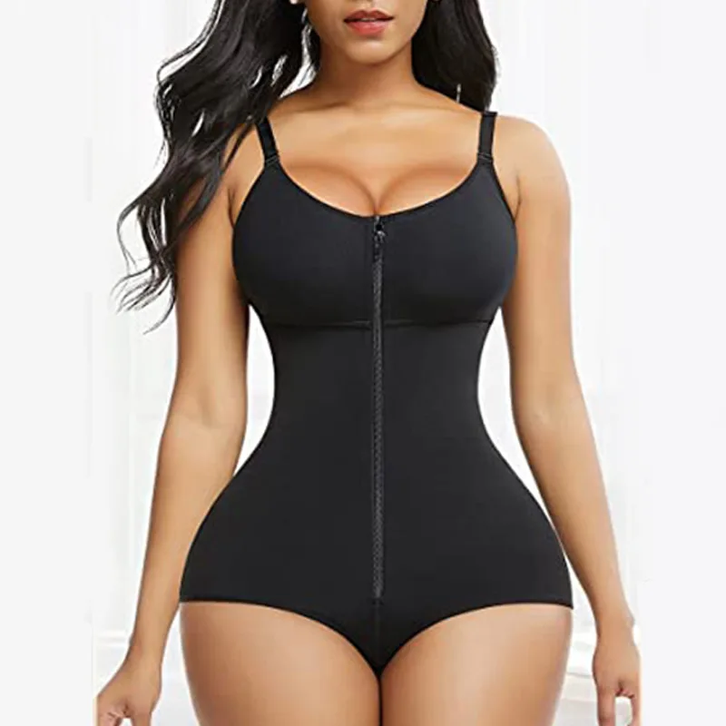 

Shapewear Women Tummy Control Bodysuit Built-In Bra Body Shaper with Front Buckle Butt Lifter Breast Lift Shapewear Bodysuit