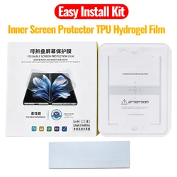 Premium Hydrogel Film with Easy Install Kit for Foldable Devices - HD Soft Inner Screen Protector (Easy Install Kit)