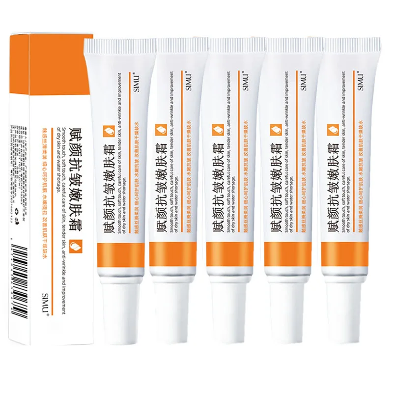 

5PCS Retinol Face Cream Anti-Aging Wrinkle Removing Whitening Moisturizing Improve Fine Lines Firming Lifting Facial Skin Care