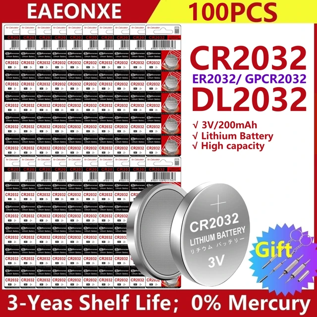 Advanced Power CR-2032 Lithium Battery (Replaced DL2032, 5004LC, E-CR2032)