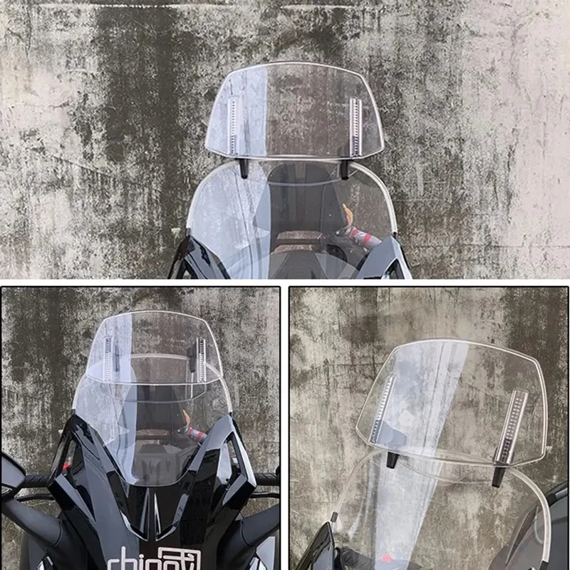 Fit for Honda NX400 NX500 + Motorcycle Accessories Windshield Extension Spoiler Windscreen Air Deflector