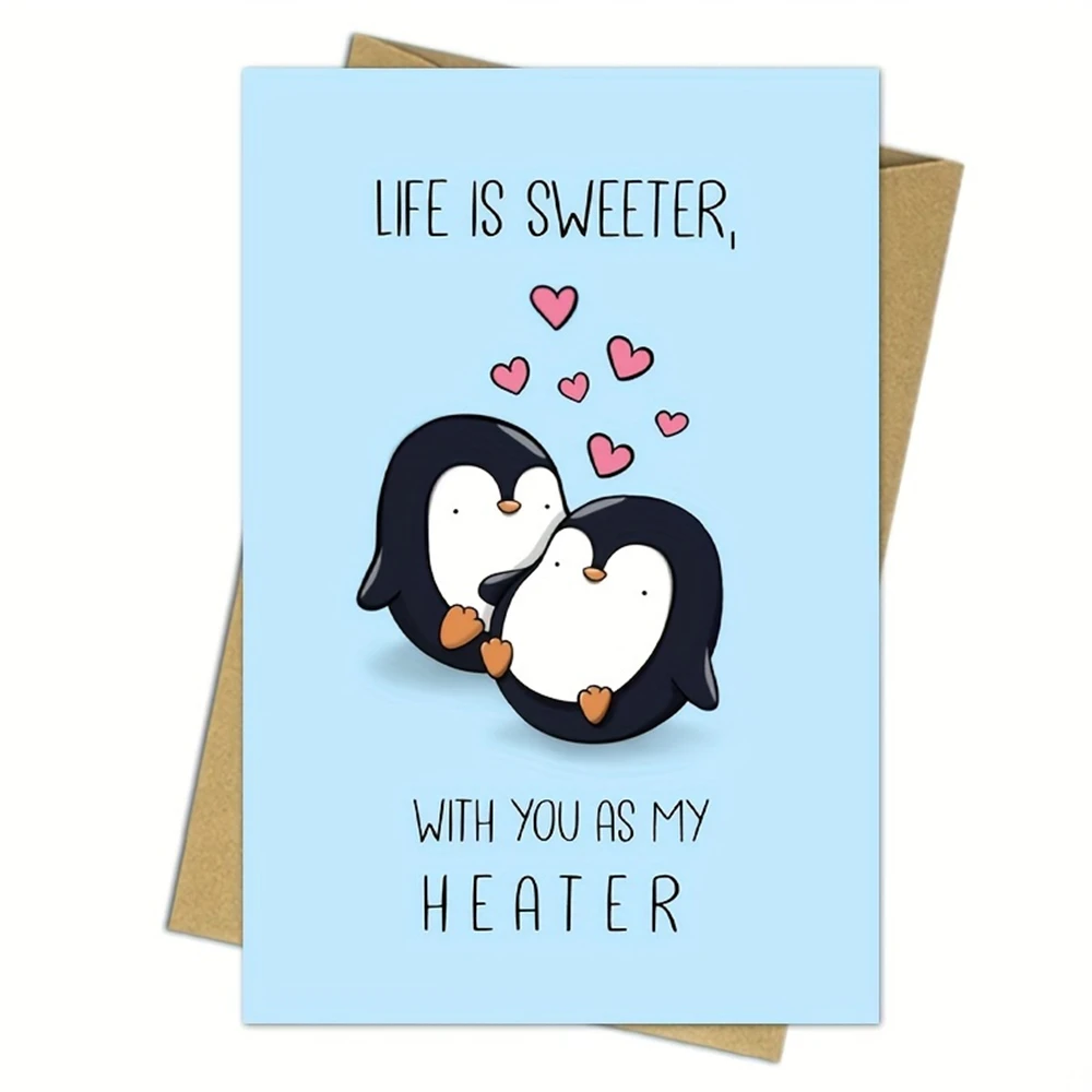 Tarjeta de cumpleaños de aniversario para ella, tarjeta de cumpleaños divertida para novio, novia, marido, esposa, tarjeta de felicitación hecha a mano (vida), 1 ud.