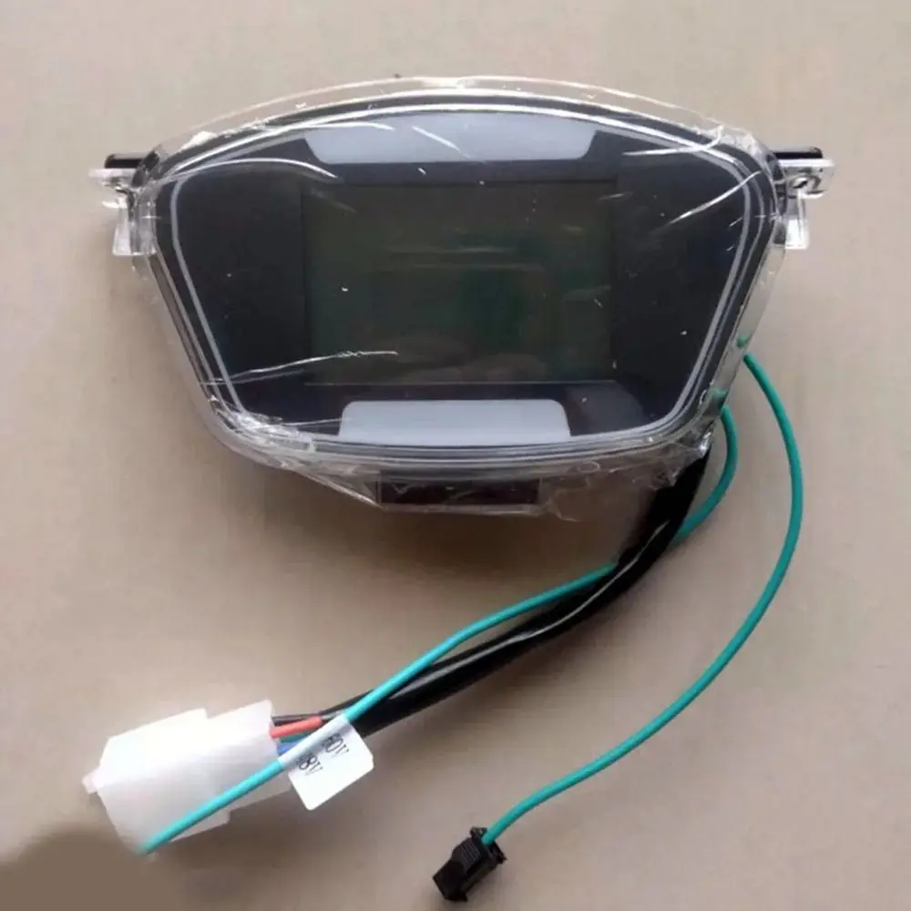 1Pcs 디스플레이 액세서리 Ebike 스쿠터 LCD 디스플레이 48-72V 6Pin 모터 속도계 화면(전기 자전거 E-Bike용 케이스 포함)