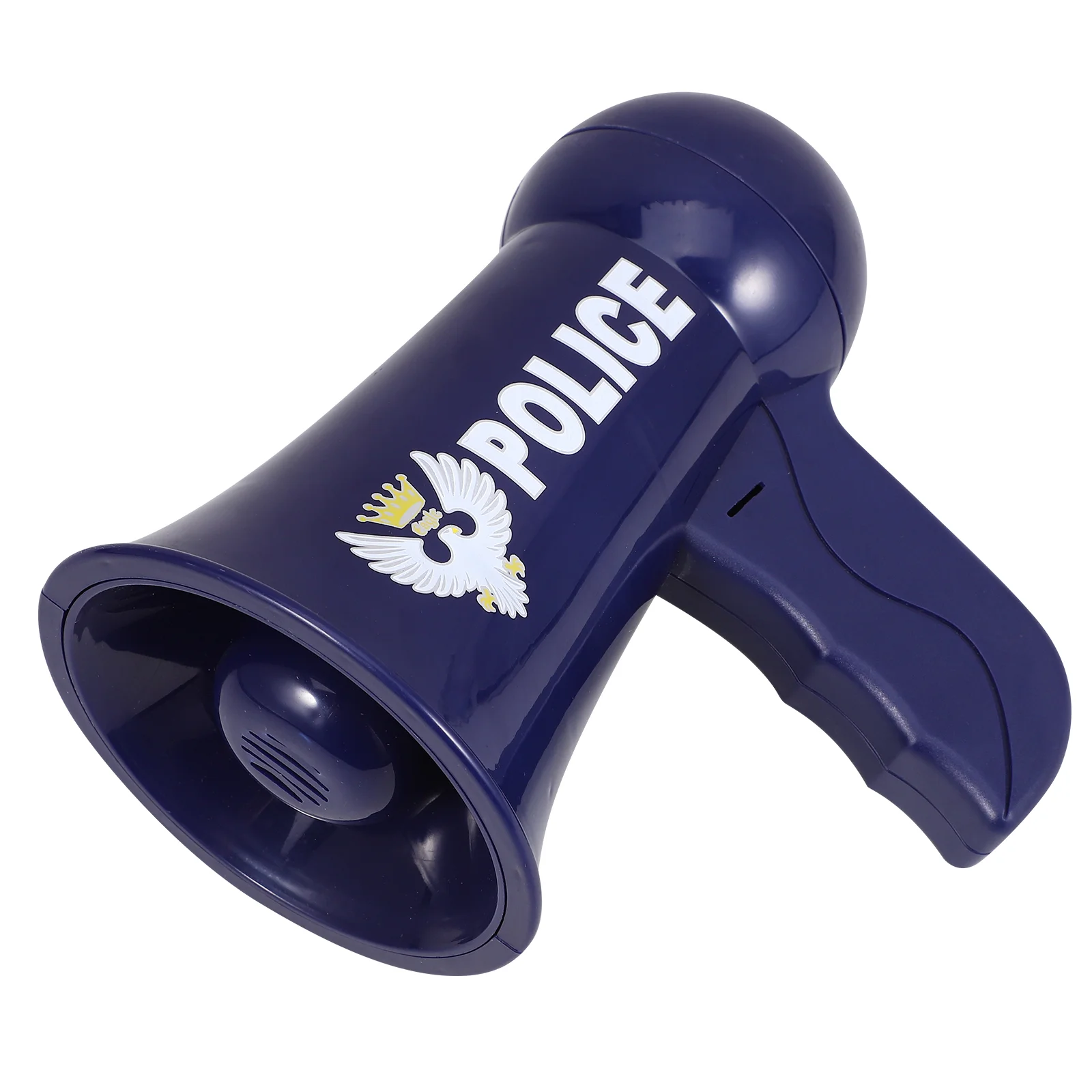 Blue Police Megaphone Toy Simulation Speaker Kids Pretend Play Bullhorn Cartoon Megaphone Role Play Children