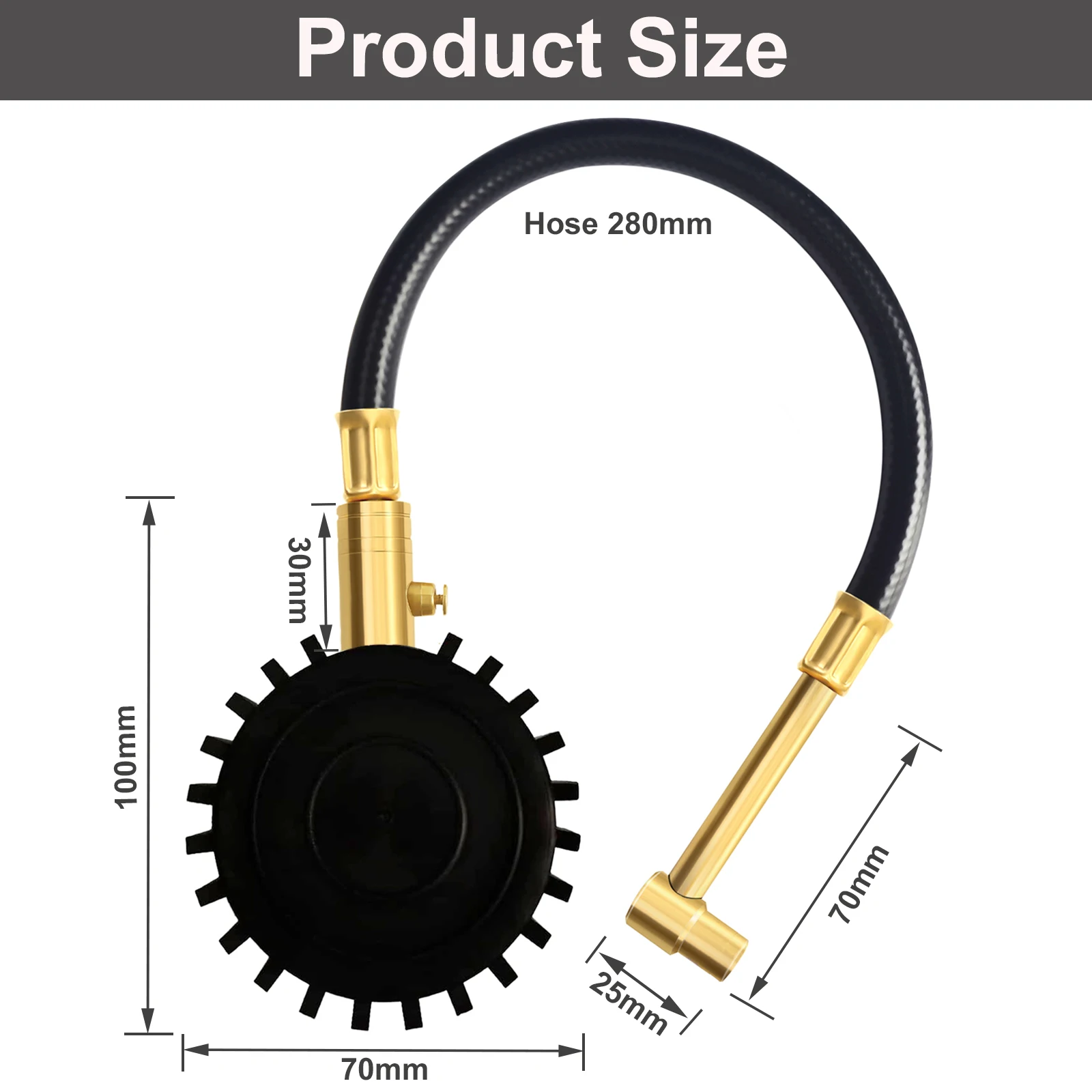 ATsafepro  Ÿ̾ з  60 PSI 90 Ȳ ô  Ÿ̾   ô ڵ  SUV