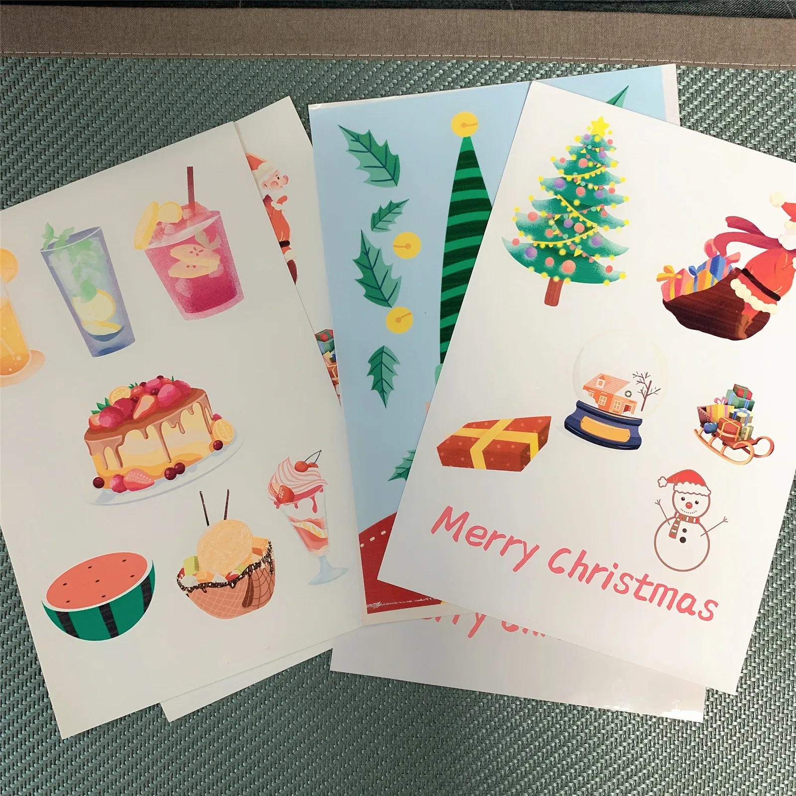 10 pcs Transparent Vinyl Sticker Paper Matte Sliver A4 Label Sticker for laser Inkjet Printer Glossy adhesive print paper