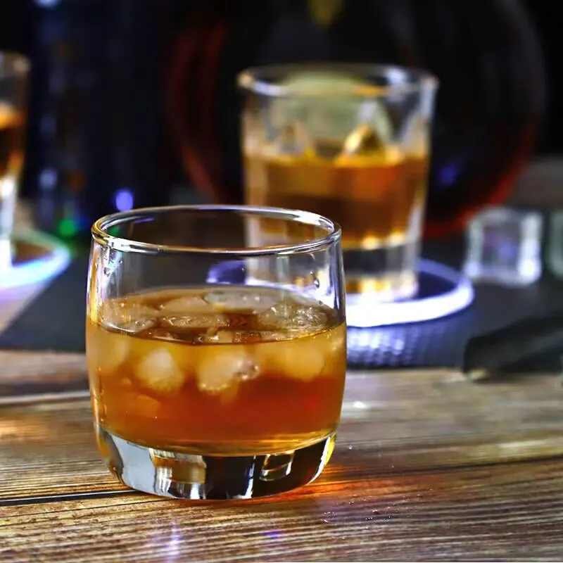 200ml/290ml Whisky Glass European Spirits Glass Thickened Beer Glass Glass Water Glass Foreign Wine Glass KTV Bar Wine Glass