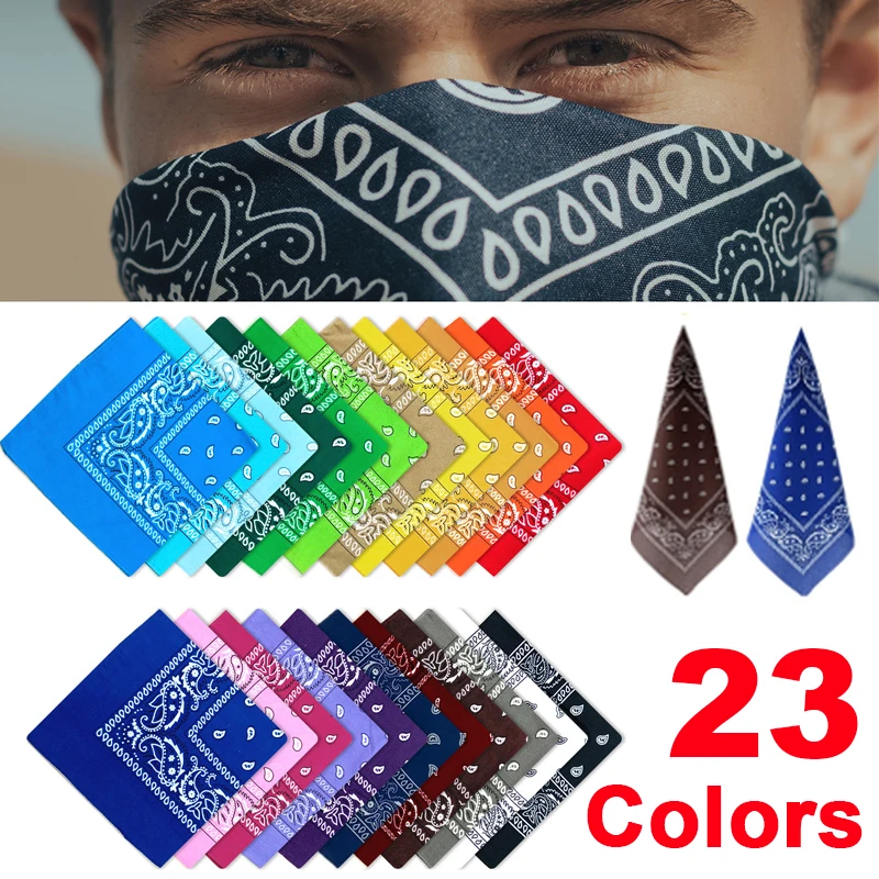 Vibrant Fashion Bandana for Men & Women - Hip Hop, Cycling, and Festive Accessory