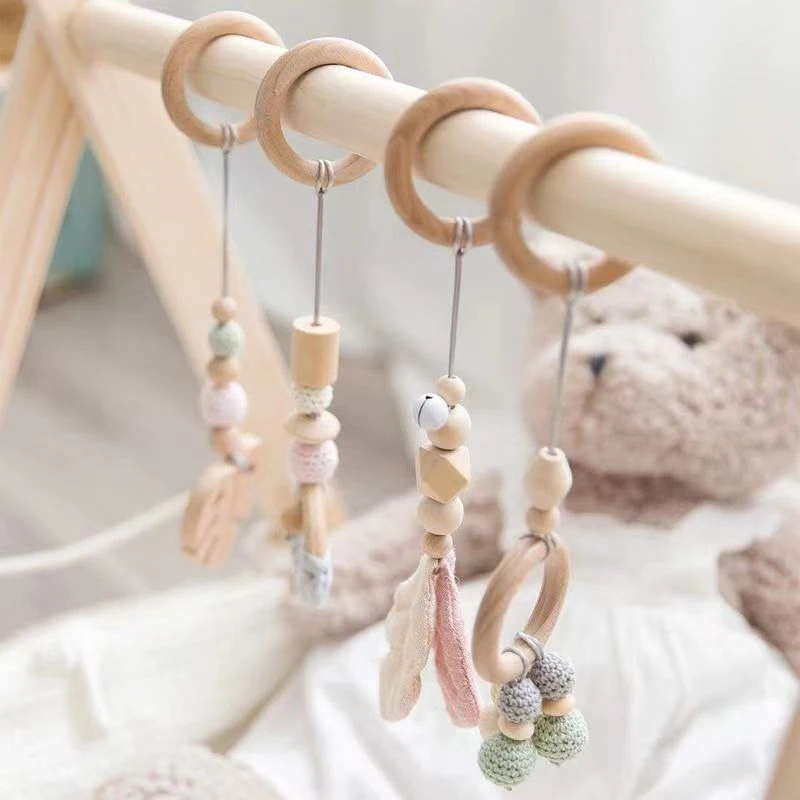 Macrame DIY 공예에 대 한 2cm-6cm 천연 나무 반지 나무 고리 쥬얼리 장식품에 대 한 구슬 만들기 커넥터 Macrame DIY 나무 후프