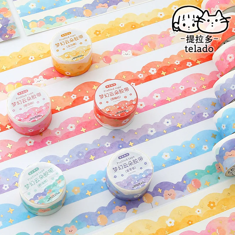 Pastel Clouds Washi Tape, Washi Tape 