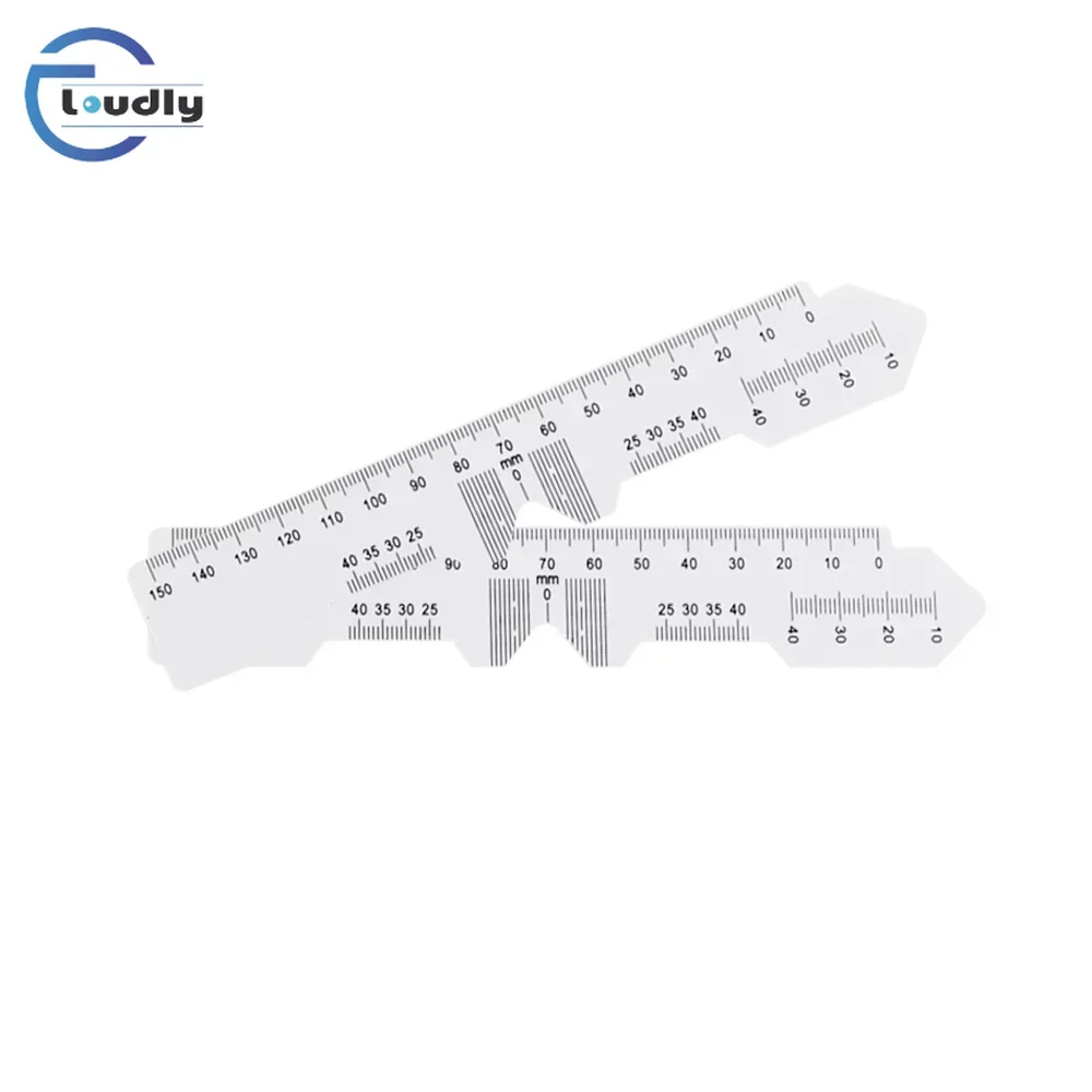 1 Pc High Quality Ophthalmic Plastic Pupil Ruler PD Ruler 007