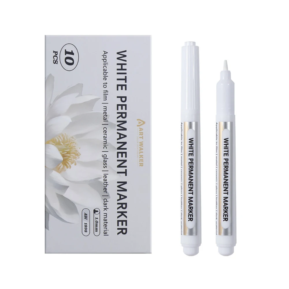 3/5/10Pcs White Chalk Marker Erasable Blackboard Pens Liquid Chalk Markers Dry Marker Pens 5