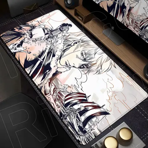 XXL Large Mousepad Vinland Saga 90x40CM Mouse Pad E-sports Gaming Keyboard Protector PC Accessories HD Computer carpet Desk Mat - Image 7