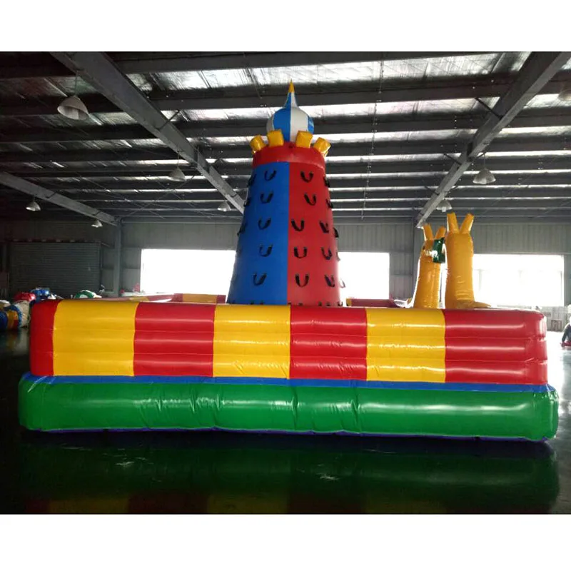 PVC commercial grade inflatable climbing wall Inflatable Tower Climbing Mountain