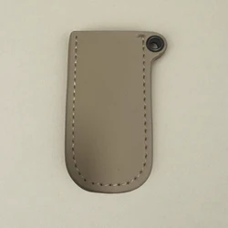 Handmade PU Leather Lighter Case - Elegant Sleeve Cover (Beige)