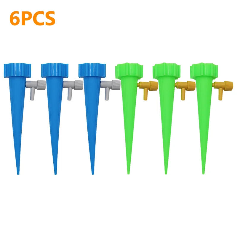 Plant Self Watering Devices Auto Drip Irrigation Watering Spikes with Slow Release Control Switch for Plant Greenhouse Garden sprinkler to drip conversion kit Watering & Irrigation Kits