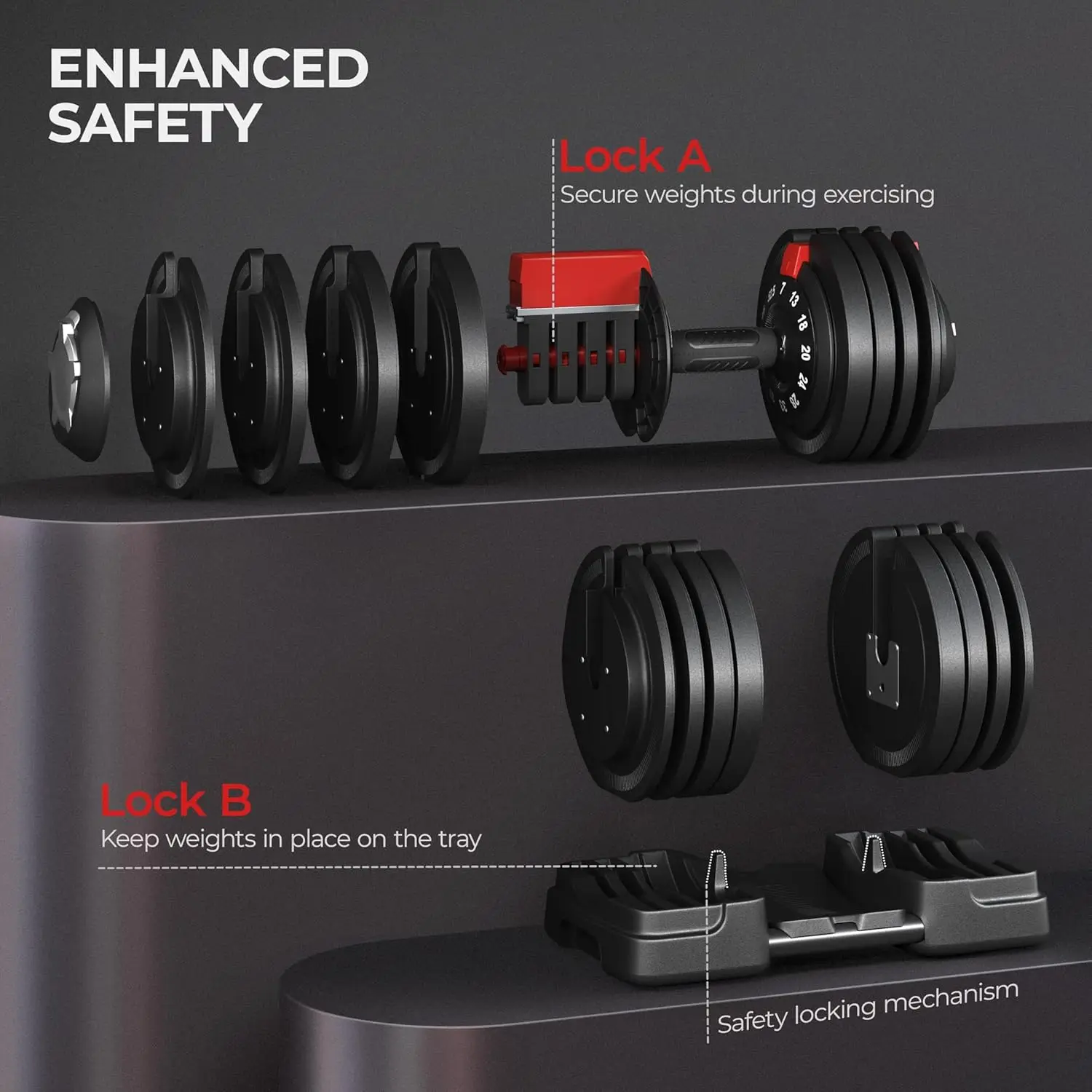 Adjustable Dumbbell Set 4