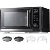Even Defrost, Humidity Sensor, Mute Function, 27 Auto Menu&47 Recipes, 1.0 cu.ft/30QT, 1000W 1