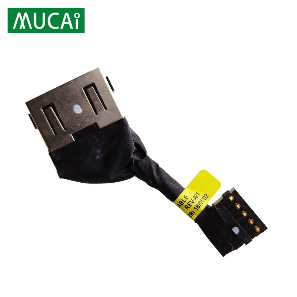 

DC Power Jack with cable For lenovo V130-15 V330-15 LV315 450.0DB01.0001 laptop DC-IN Flex Cable