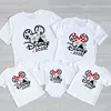 2025 Disney Trip Mickey Minnie Mouse Family Matching Shirts Cotton Dad Mom Bro Sis Kids T Shirt Baby Rompers Matching Clothes 5