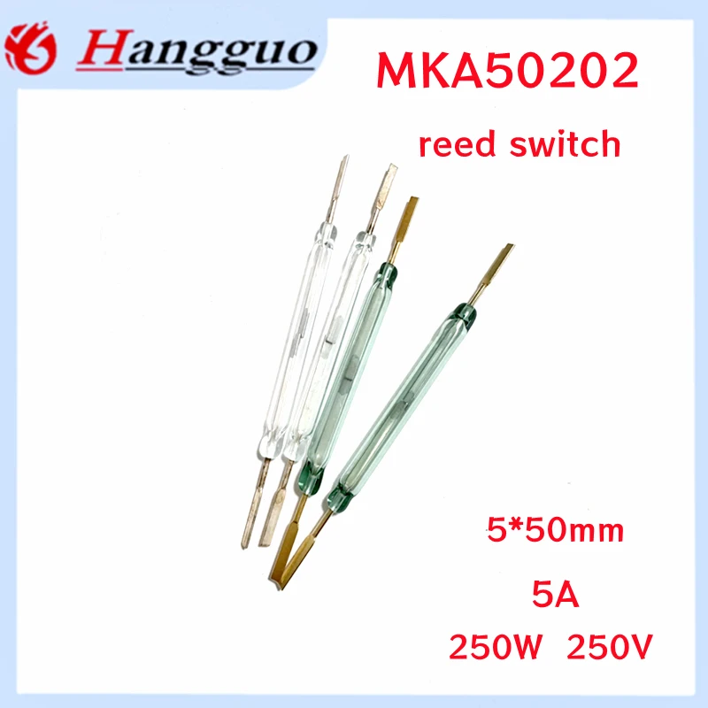 5 teile/los mka50202 Reed 5*50mm normaler weise offene Hochleistungs-Hochs trom 5a 250w 250v Sensor Magnets teuerung – Detail 1