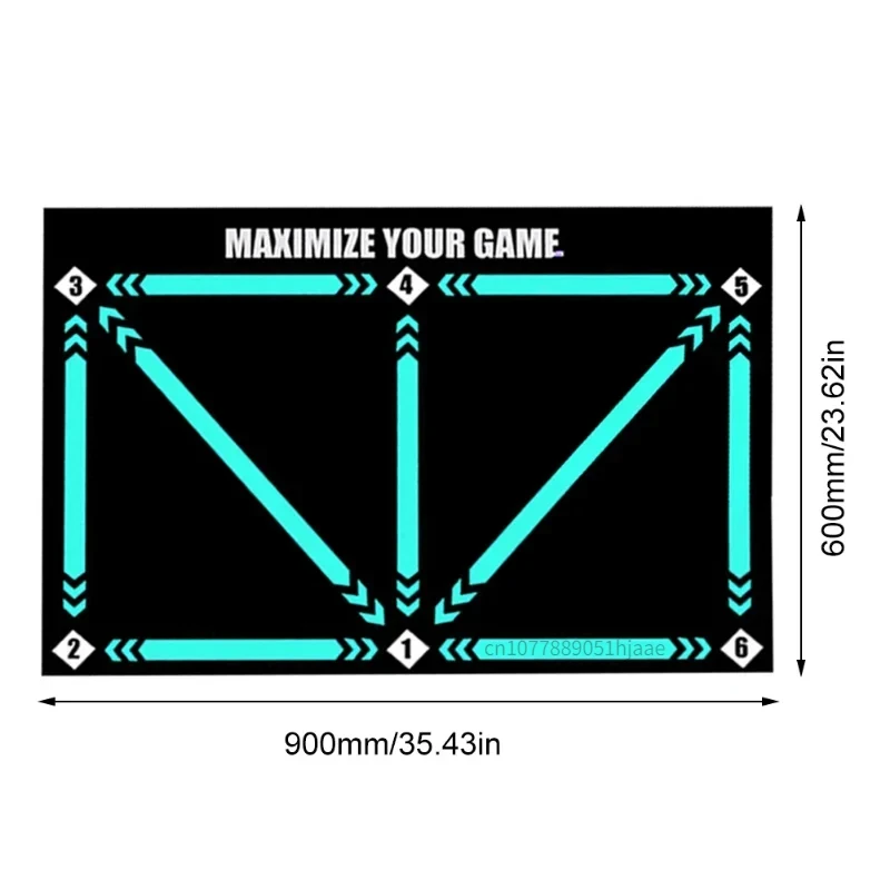 Non Slip Foldable Football Training Mat for Kids and Adults