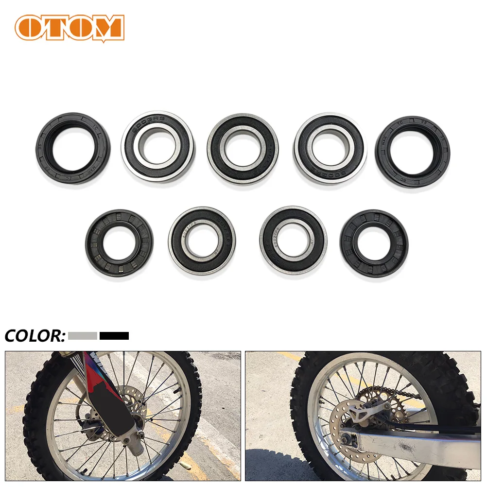 Motocross Front And Rear Wheel Bearing Hub Oil Seal Kit For Honda CRF250R CRF450R CRF250X CRF450RX Motorcycle Accessories