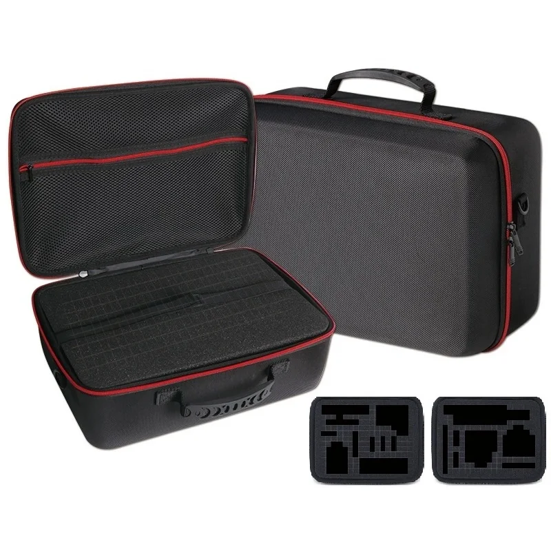 DIY 맞춤형 폼 인서트가 있는 하드 케이스, 카메라 드론 장비 도구 테스트 장..