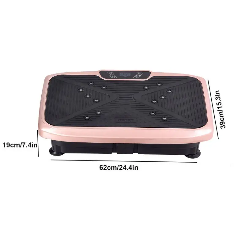 Exercise Vibration Plate Machine Electric Fitness Vibration Board 5 Exercise Modes Shake Board Non-Slip Vibrate Stand For Home G