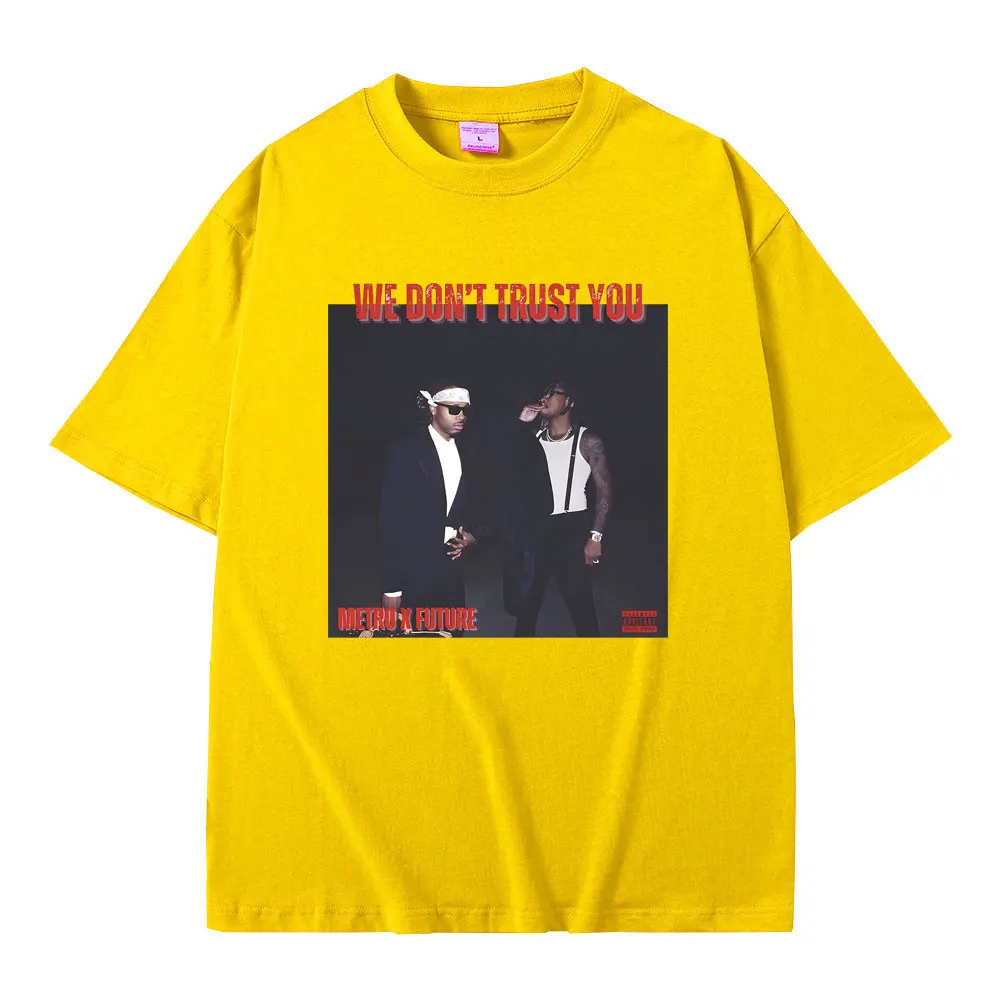 Future Tour Tシャツ Rap tee Metro Boomin Rapper Future Metro Boomin We Don't Trust You Graphic T