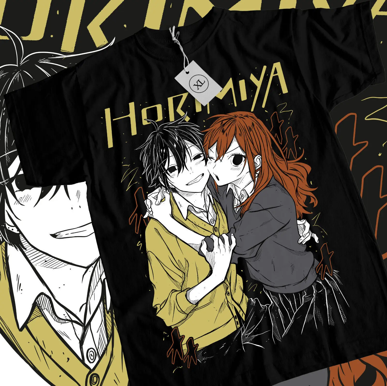 

Футболка Hori-san to Miyamura-kun, кавайная рубашка из японского аниме Horimiya, все размеры