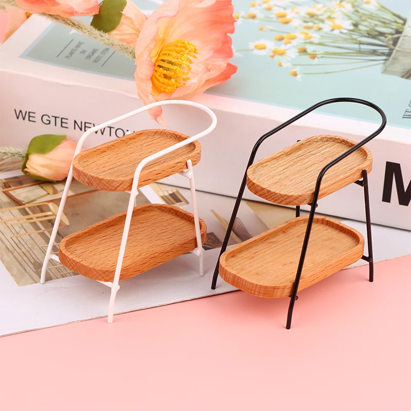 

1:12 миниатюрный журнальный столик для кукольного домика, боковой столик, тележка для хранения, модель для кукольного домика, Декор, детские игрушки для ролевых игр