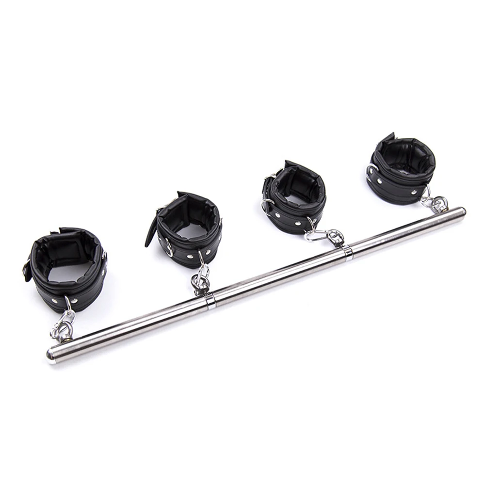 BDSM Bondage Spreader Bar Restraints Removable Handcuff Ankle Cuffs Fetish Kit Sex Toys For Couples SM Games