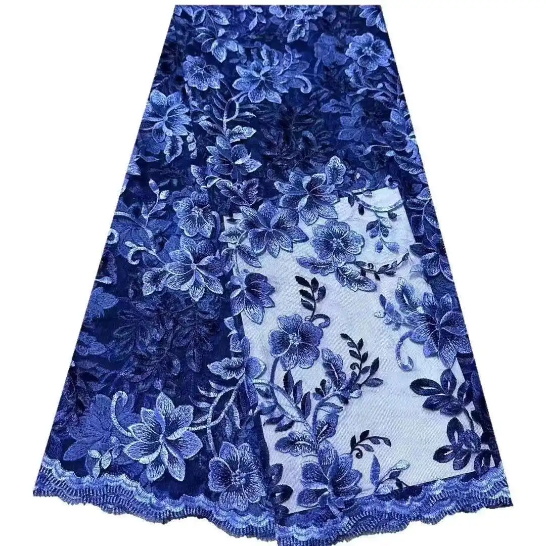 Latest Best Quality Delicate Very Soft Embroidered Tulle lace Fabric For Wedding Party Evening Dress U_GE3168