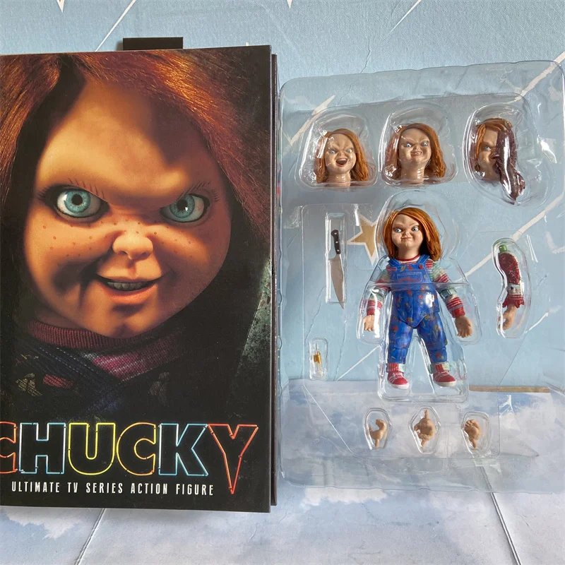 Nuovo Tipo Neca Chucky Action Figure Ultimate Tv Series Buoni Ragazzi Gioco Per Bambini Spaventoso Sposa Di Chucky Collection Model Decor Toys