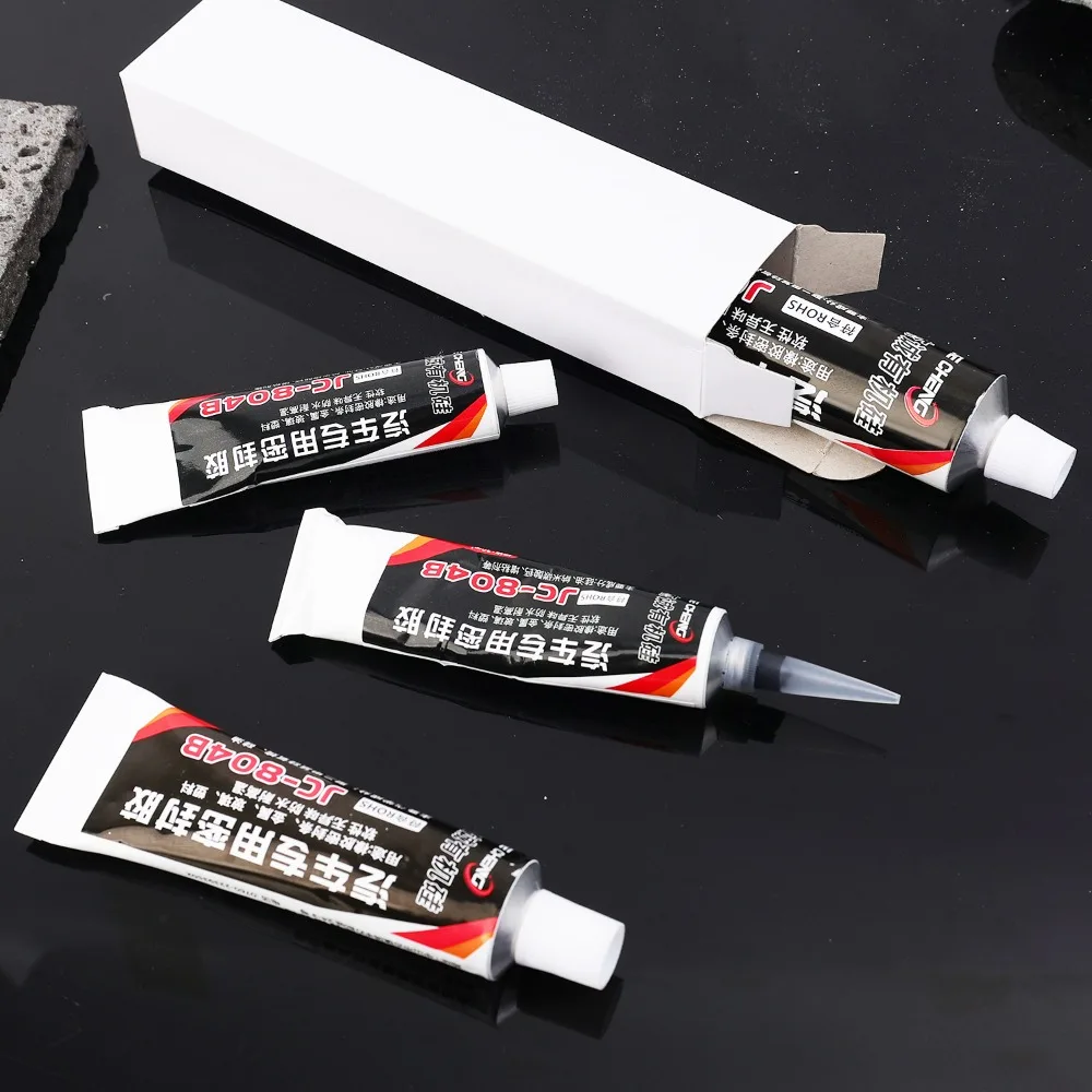 Car Door Sealant Adhesive Automotive Weatherstrip Repair High Temp Silicone Glue Waterproof Soundproof Universal Auto Fix Tool