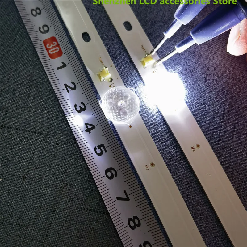 for 6Leds HL-00320A30-0601S-07 A1 2 6 silver IP-LE32/495523 LCD TV backlight bar  575mm   6lamp   6V   100%NEW 3