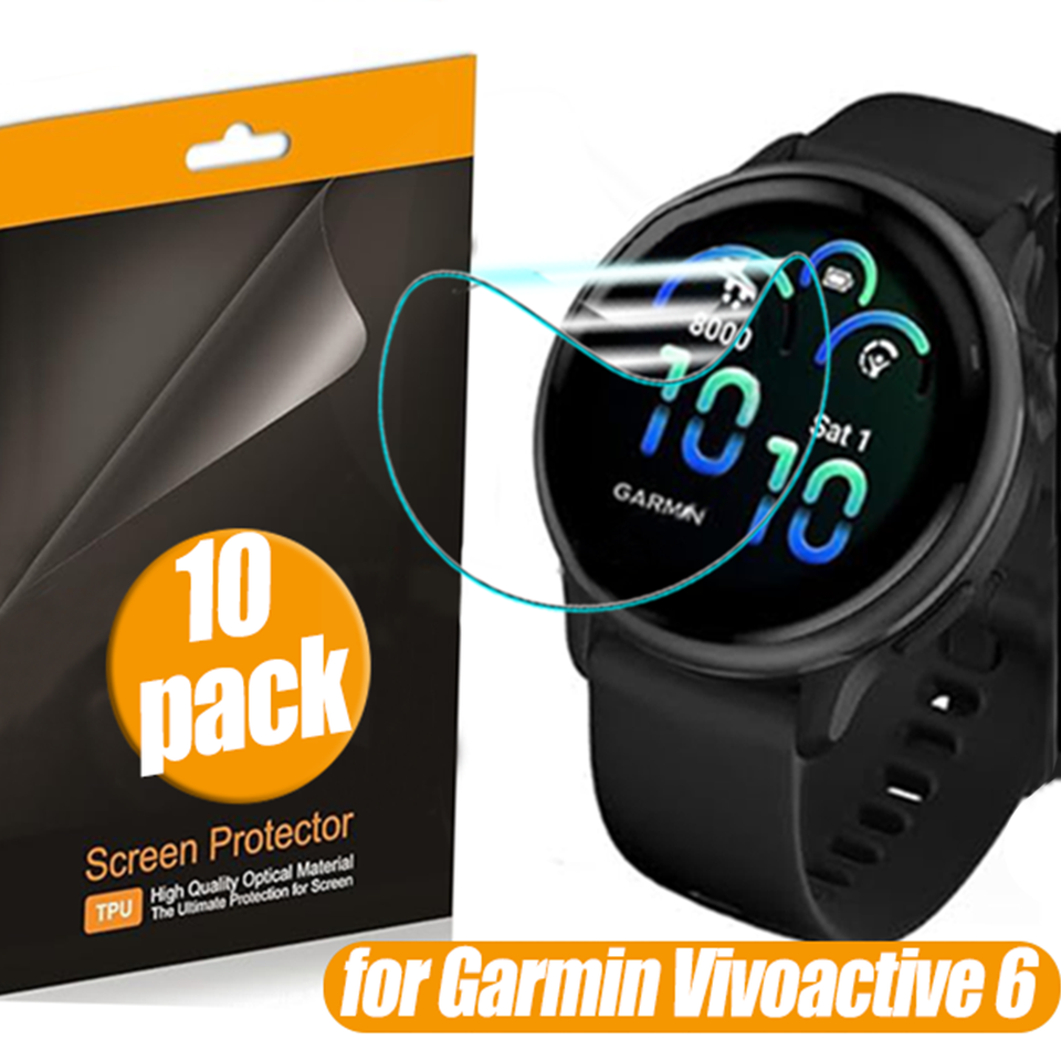 1/5/10 Pcs for Garmin Vivoactive 6 Hydrogel Film Anti-scratch Screen Protector Accessories Waterproof Watch Protective Films