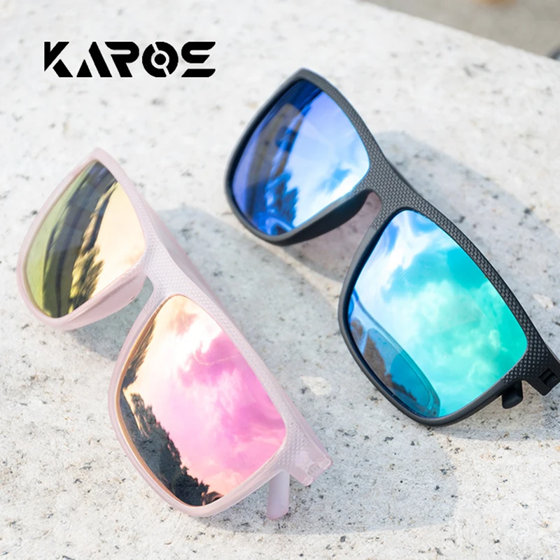 Polarized sunglasses KAROS Fashion Polarized Cycling Sunglasses Men Women UV400 Sun Glasses Sports Goggle Camping Hiking Bicycle Eyewear Equipment