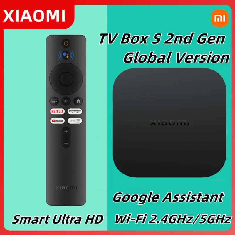 Global Version Xiaomi Mi TV Box S 2nd Gen 4K Ultra-HD Quad-core Processor  Dolby Vision HDR10+ Google Assistant Smart TV Mi Box - AliExpress