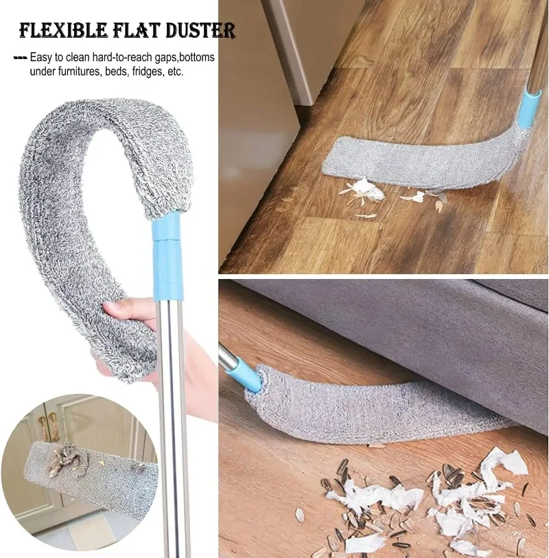 Household Adjustable Microfiber Long Handle retractable duster Retractable Gap Ceiling Dust Cleaner Brush Wand Duster Mop with Extension Pole