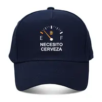 NECESITO CERVEZA Spanish Print Baseball Caps Street Creative 5 Panel Hat Casual Lightweight Curved Brim Cap Unisex Trucker Hats 2