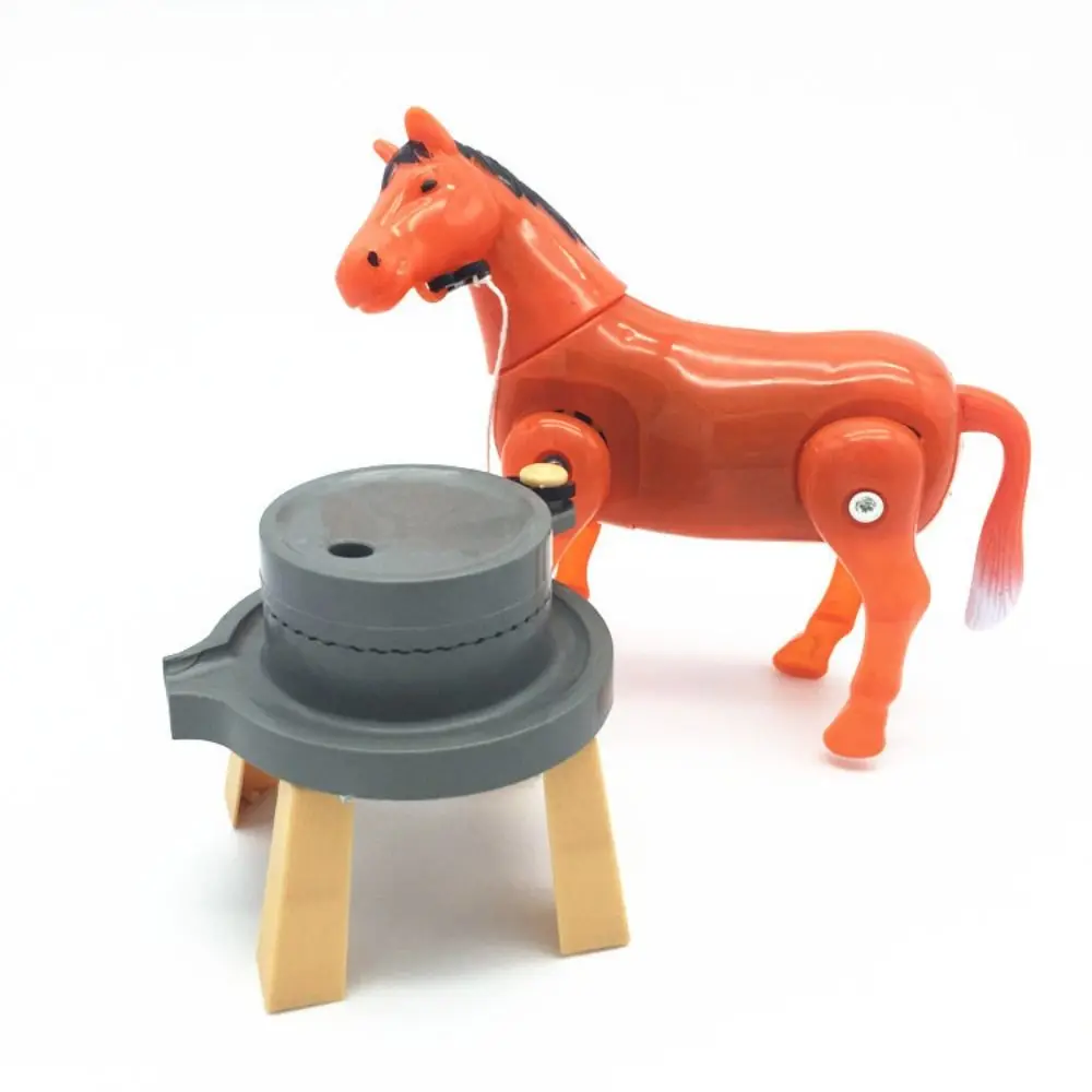 Funny Horse Circling Toy Plastic Creative Electric Horse Model Mini Sensory Toys Anxiety Relief horse-drawn vehicle fidget toys stress relief toys
