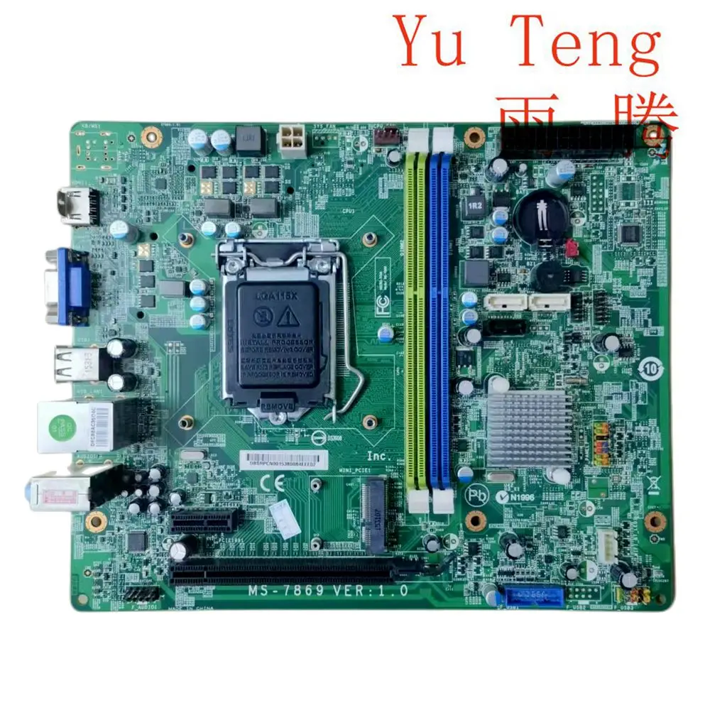 Adequado para Acer Aspire Tc605 Tc-705 Sx2885 Placa-mãe Lga1150 Desktop 100 Testado e Pode Trabalhar Normalmente Ms7869
