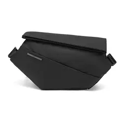 Waterproof Men's Sling Bag - Stylish Casual Crossbody Shoulder Bag for Travel & Work Essentials (Black)