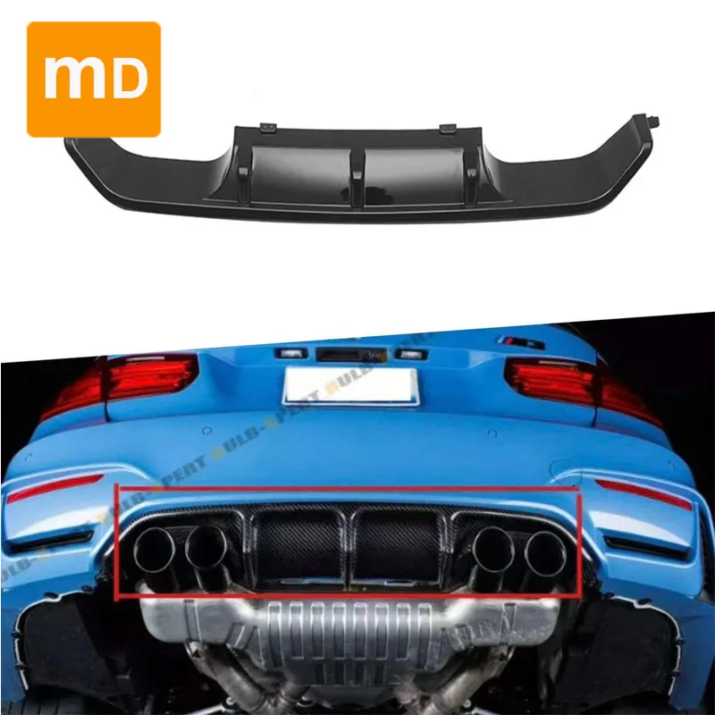 

Для 2013-2018 BMW M3 F80 F82 глянцевый черный задний бампер диффузор спойлер губа Багажник крыло Корпус Комплект разделитель крышка отделка