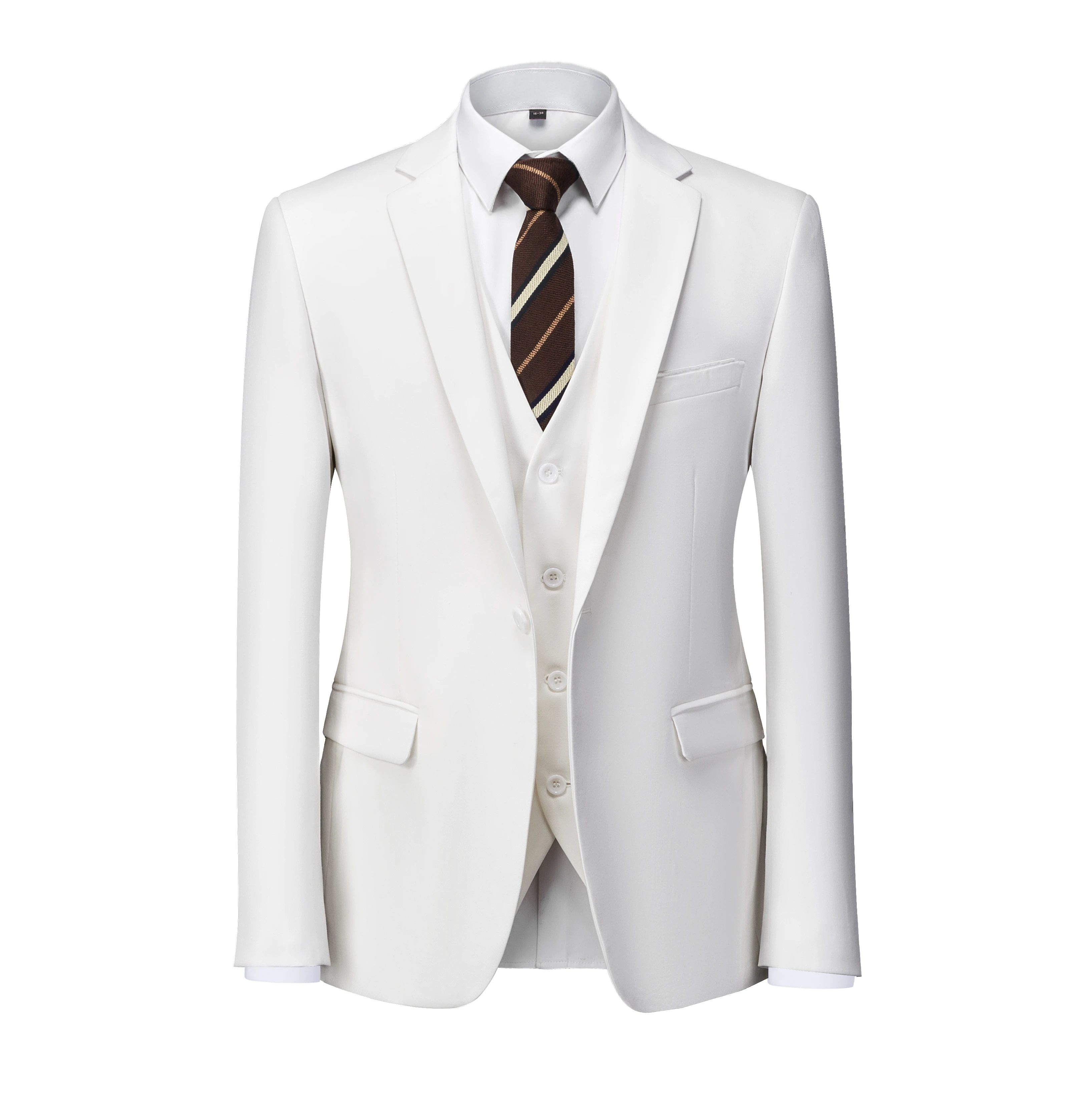 Men's Blazer Business Slim Official Solid Color Groom Dress Coat High Quality Plus size Fashion Suit Jacket 5