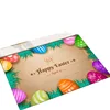 Easter Rabbit Eggs Flowers Washable Doormat Easter Decor Floor Mat Indoor and Outdoor Entrance Bathroom Doormat Bedrooom Carpet 5