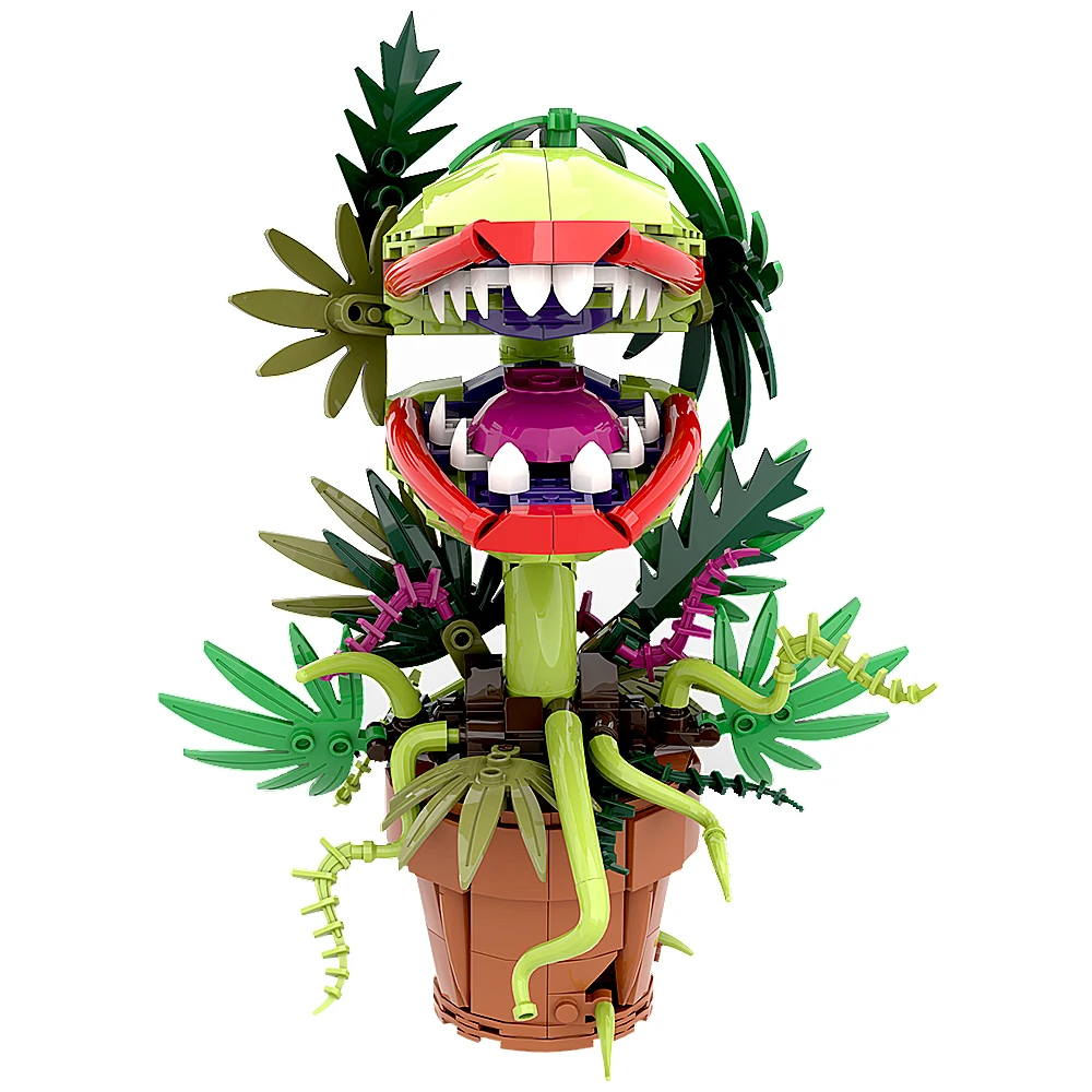MOC オードリー II ピラニア植物ビルディングブロック Chomper