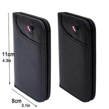 Portable Super Slim Soft Wallet PU Leather Mini Credit Card Wallet Purse Card Holders Men Wallet Thin Small Short Wallets 4